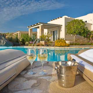 VIEW OF HOUSE FROM THE POOL LEDGE VANTAGE POINT