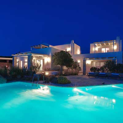 THE DOME HOUSE DURING NIGHT