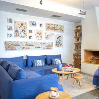 心地よいリビングスペースで心身癒される